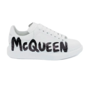 Alexander Mcqueen Oversized – Graffiti White Black