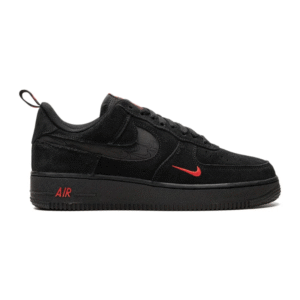 Nike Air Force 1 Low Multi-Swoosh Black Crimson